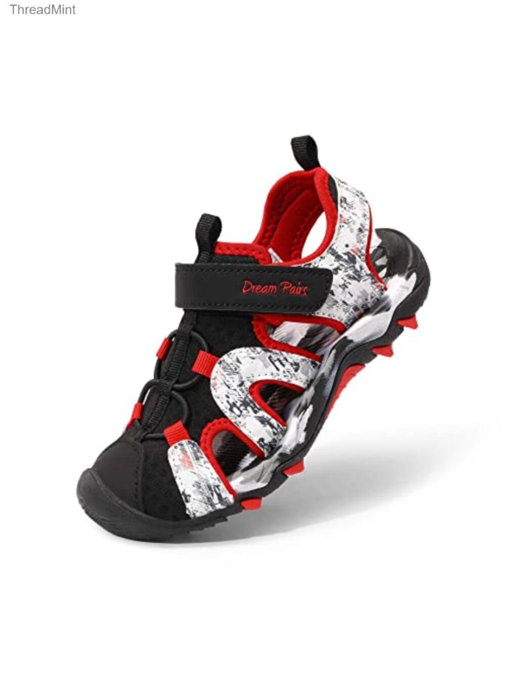 Boys Summer Water Athletic Sandals Hook & Loop Strap Non-Slip